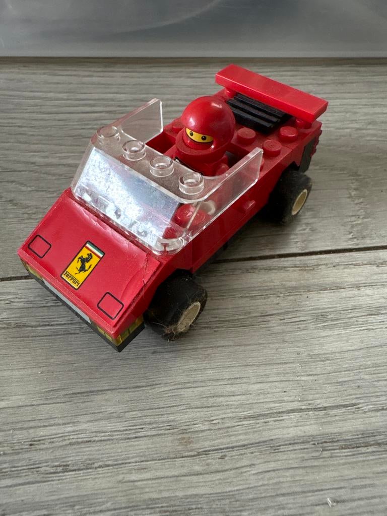 LEGO Ferrari auto uit Shell set 1256 (1999), Ophalen of Verzenden, Gebruikt