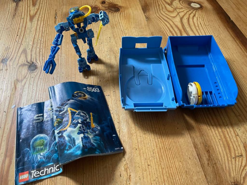 Lego Technic Sub-slizer 8503, Kinderen en Baby's, Speelgoed | Duplo en Lego, Zo goed als nieuw, Lego, Complete set, Ophalen of Verzenden