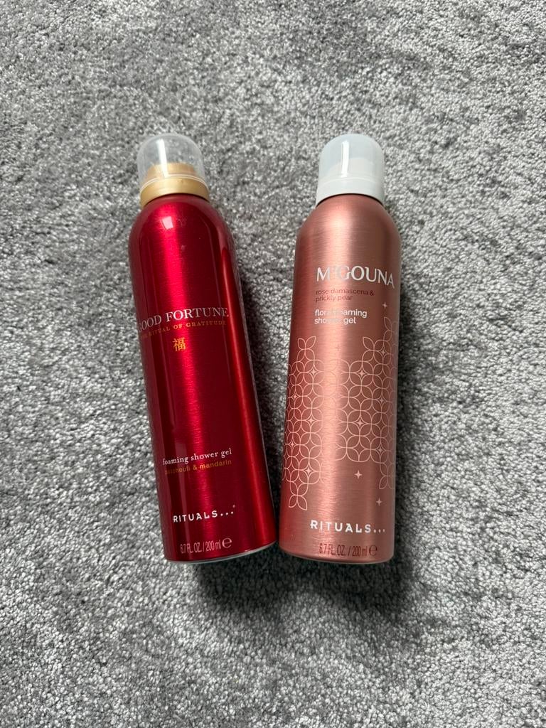 Rituals limited edition foaming shower gel, Ophalen of Verzenden, Zo goed als nieuw, Bad & Douche