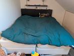 Ikea Boxspring 220x180 met matrassen en topper, Ophalen, Gebruikt, Tweepersoons, 180 cm