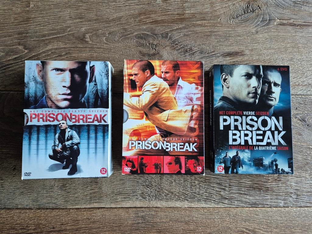 Prison Break Seizoen 1, 2 & 4 DVD's, Gebruikt, Boxset, Ophalen of Verzenden, Actie en Avontuur