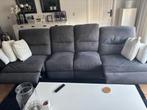 Bank met elektrische relaxfunctie - Grijs, Ophalen, Gebruikt, 100 tot 125 cm, 300 cm of meer