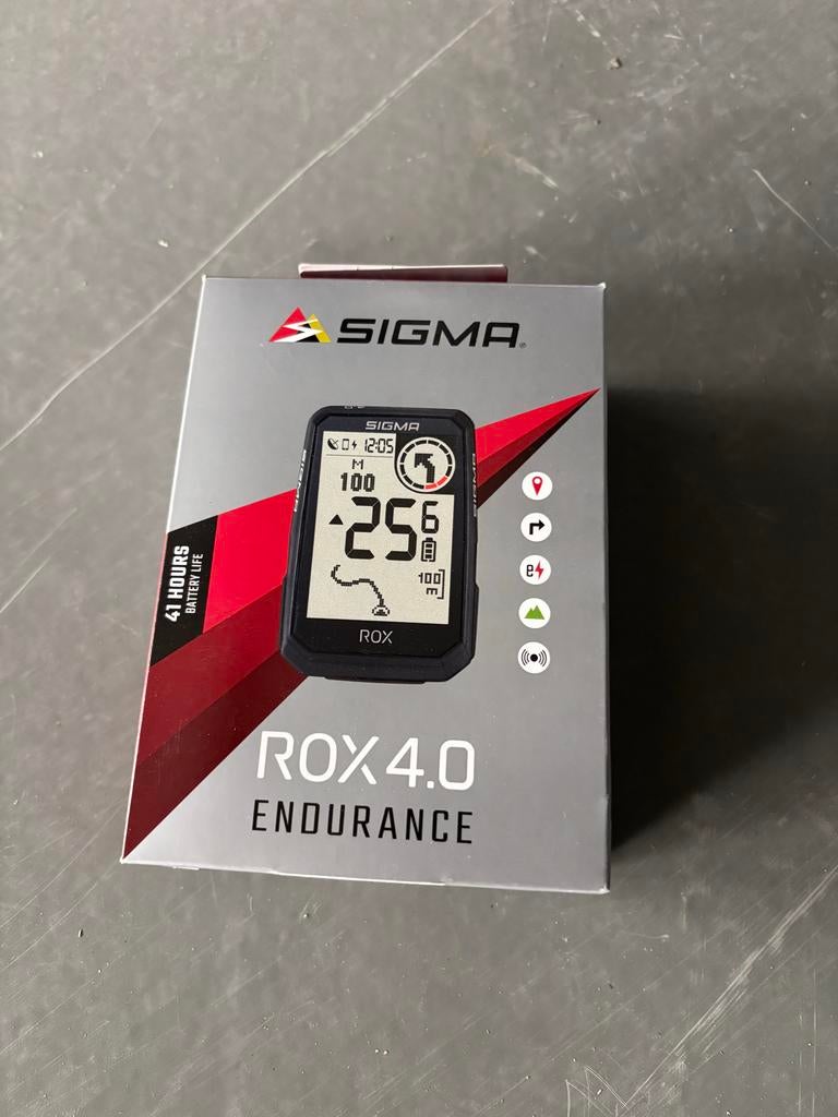 Sigma ROX 4.0 Endurance fietscomputer zwart - Nieuw!, Ophalen of Verzenden, GPS, Nieuw
