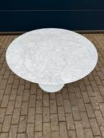 Originele marmeren ronde Knoll Tulip eettafel (120cm), Huis en Inrichting, Tafels | Eettafels, Ophalen of Verzenden, Ligne roset vitra sede artifort leolux b&b italia cassina edra