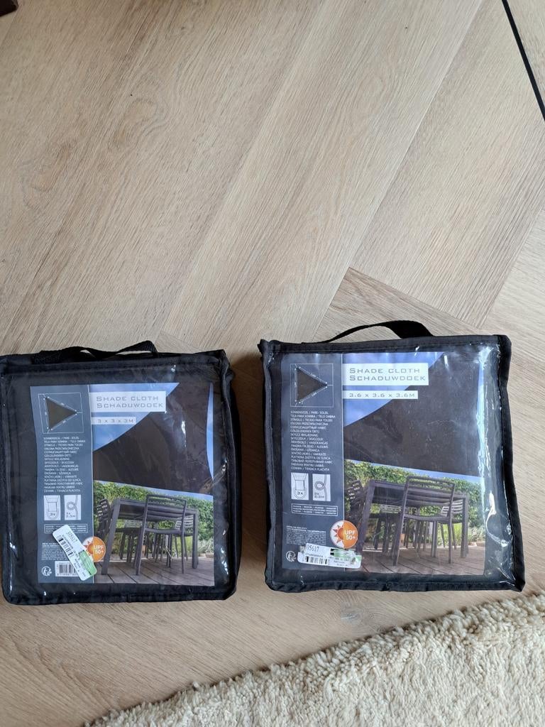 SCHADUWDOEK NIEUW IN VERPAKKING 3.0X3.0X3.0, Tuin en Terras, Schaduwdoeken, Ophalen of Verzenden, Nieuw