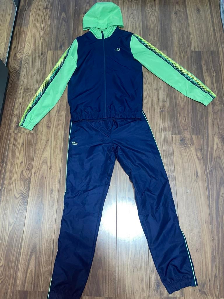 Lacoste Trainingspak Navy Green, Kleding | Dames, Jumpsuits, Ophalen of Verzenden, Zo goed als nieuw, Maat 34 (XS) of kleiner
