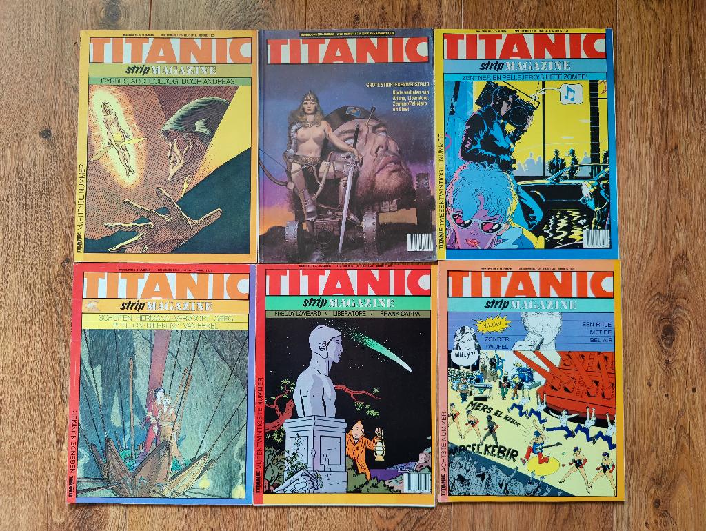 Titanic - Strip maandblad - 49 losse delen, Meerdere stripboeken, Ophalen of Verzenden, Gelezen