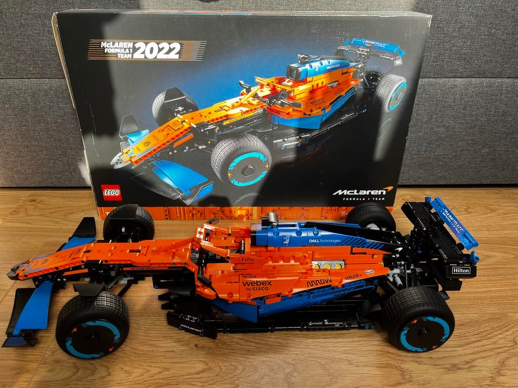 Lego 2022 McLaren Formule 1, set 42141, Ophalen of Verzenden, Zo goed als nieuw, Complete set, Lego