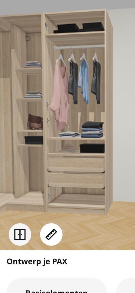 Pax kast ikea hoekelement en basiselement 236cm & inrichting, Huis en Inrichting, Kasten | Kledingkasten, Gebruikt, 200 cm of meer