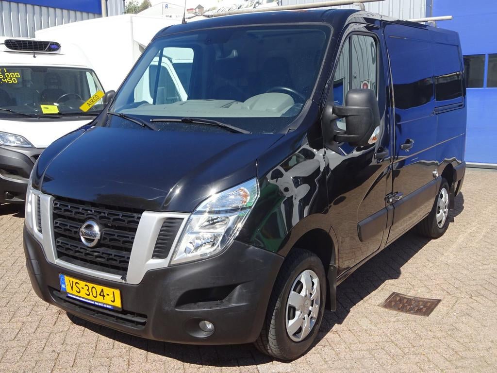 Nissan NV400 2.3 dCi L1H1 Business AIRCO NAVI CRUISE 2 x SCH, Euro 5, Stof, Gebruikt, Zwart