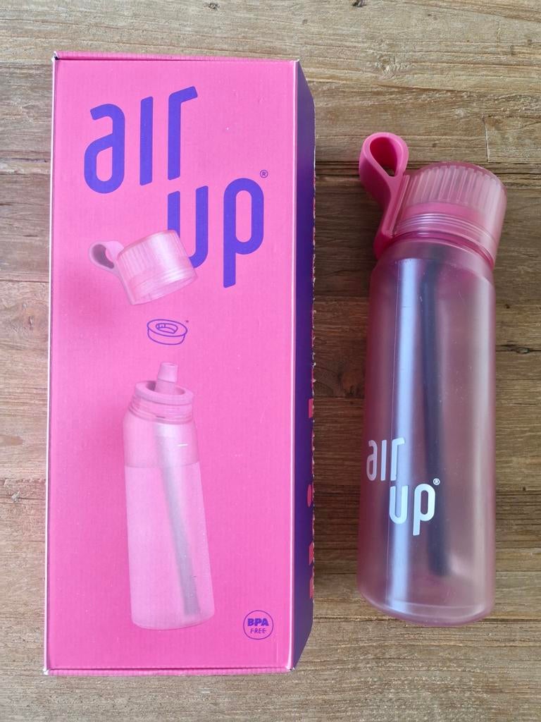 Air up hot pink / roze, Sport en Fitness, Bidons, Ophalen of Verzenden, Gebruikt