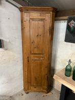 Antiek grenen hoekkast origineel, Ophalen