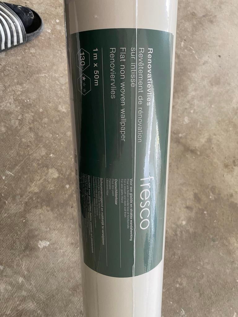 Fresco renovatievlies, Huis en Inrichting, Stoffering | Behang, Ophalen, Minder dan 10 m²