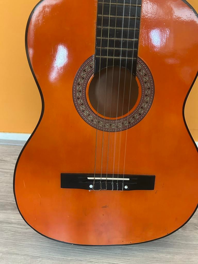 Oranje gitaar, Ophalen of Verzenden, Gebruikt, Klassieke of Spaanse gitaar