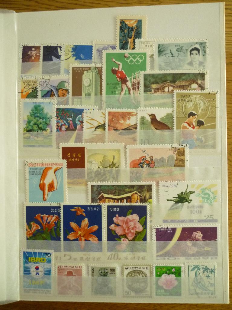 Ruim 130 zegels Korea gestempeld, Ophalen of Verzenden, Gestempeld, Zuidoost-Azië