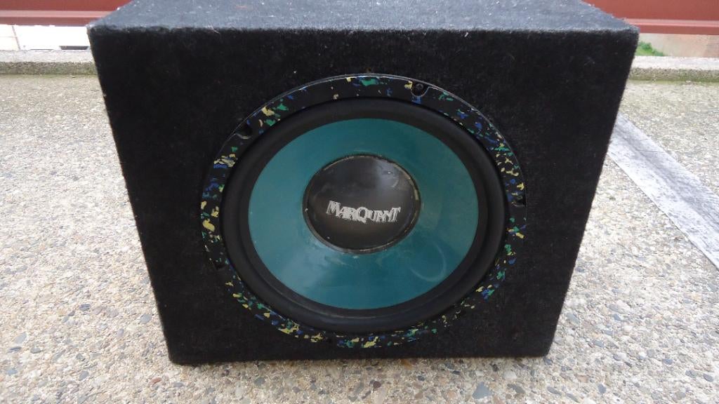 TE KOOP MARQUNT SUBWOOFER 12 INCH 700 WATT 250  RMS, Auto diversen, Autospeakers, Ophalen, Zo goed als nieuw