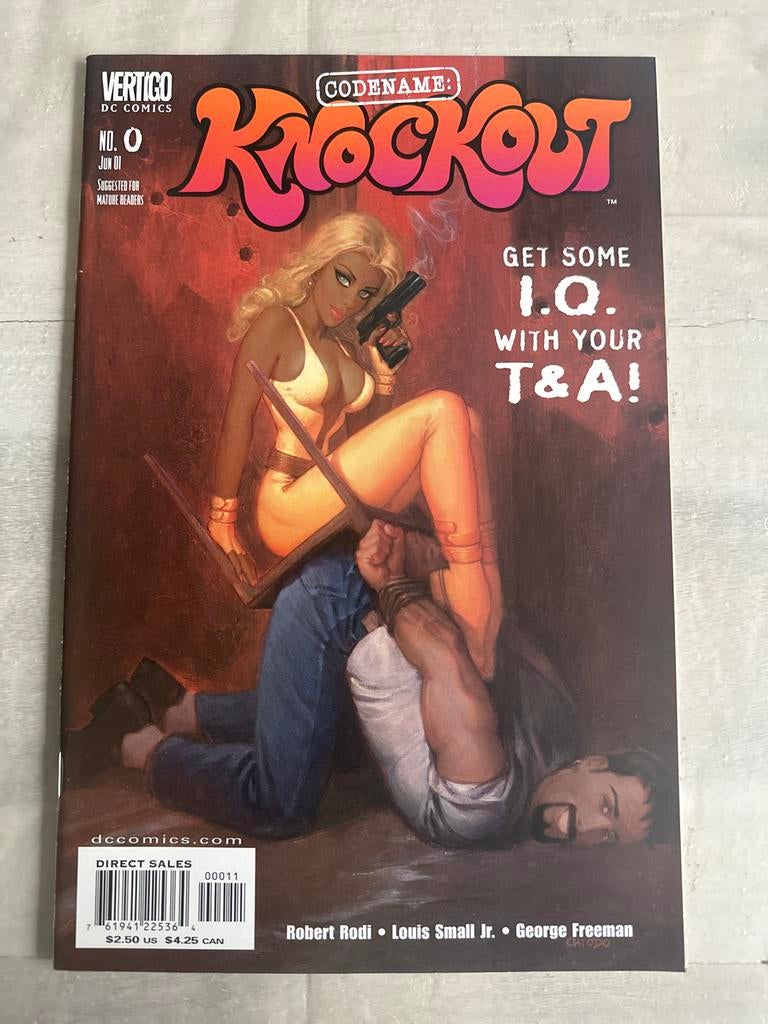 Codename: Knockout #0 Vertigo DC Comics (2001), Eén comic, Ophalen of Verzenden, Zo goed als nieuw, Amerika