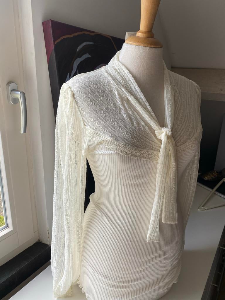 Witte blouse/shirt Rosemunde met zijde, Kleding | Dames, Ophalen of Verzenden, Gedragen, Maat 38/40 (M), Overige kleuren