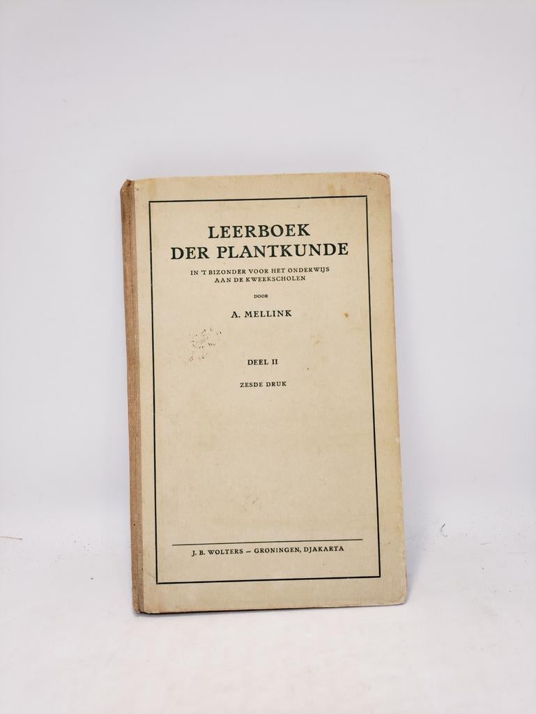 Leerboek der Plantkunde - A. Mellink (1952), Verzenden