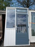 Hardhouten kozijn pui hardhouten deur dubbel glas HR, Doe-het-zelf en Verbouw, Kozijnen en Schuifpuien, Ophalen of Verzenden, Gebruikt