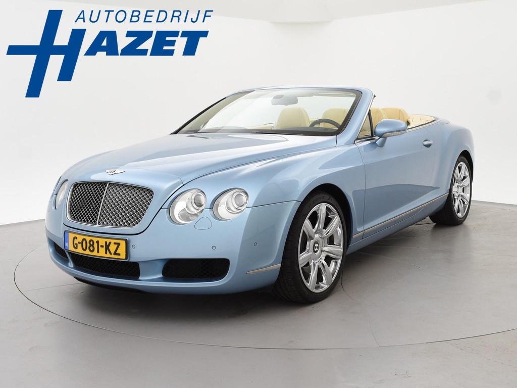 Bentley Continental GTC 6.0 W12 560 PK *SILVERLAKE METALLIC*, Auto's, Automaat, Gebruikt, Stoelverwarming, Leder