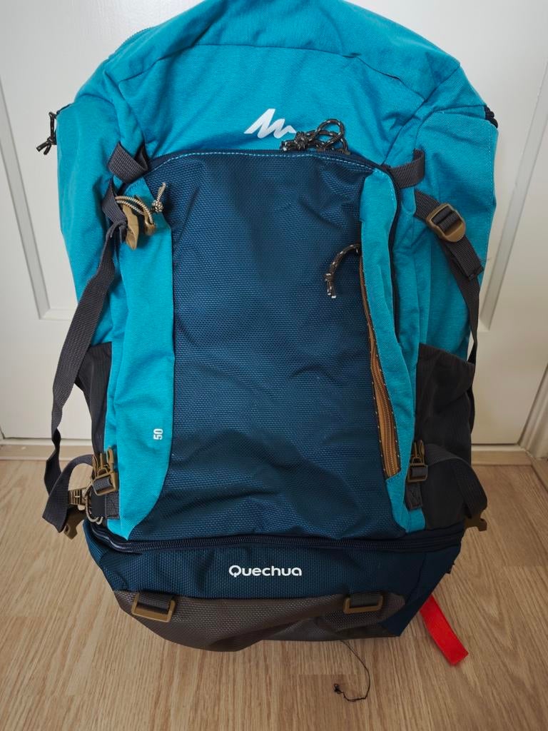 Quechua rugzak 50 l, Ophalen of Verzenden, 40 cm of meer, Overige merken, 60 cm of meer