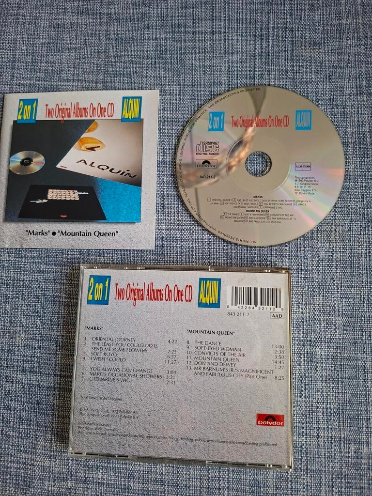 cd 2on1 Alquin - Marks / Mountain Queen, Cd's en Dvd's, Ophalen of Verzenden, Gebruikt