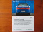 Audi Tradition: Audi RS2 Ersatzteile für Old- und Youngtimer, Ophalen of Verzenden, Nieuw, Audi