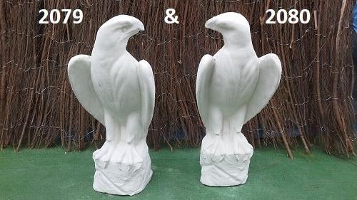 Set valken groot. nr 2079 & 2080., Meerdere dieren, Roofvogel