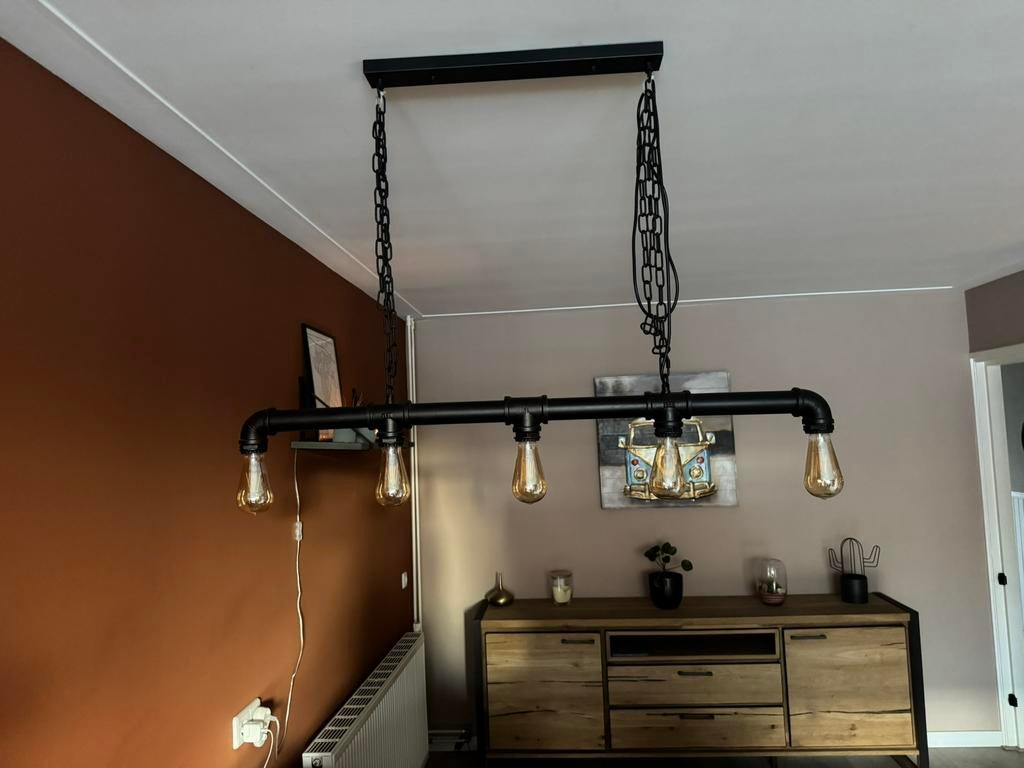 Industriele hanglamp, Ophalen, Zo goed als nieuw, 75 cm of meer