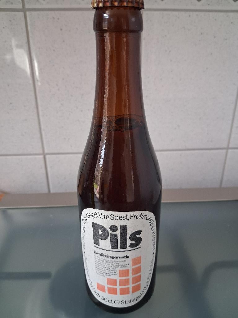 Oud flesje  Jac. Hermans  prijsslag, Verzamelen, Biermerken, Ophalen of Verzenden, Gebruikt, Flesje(s), Overige merken