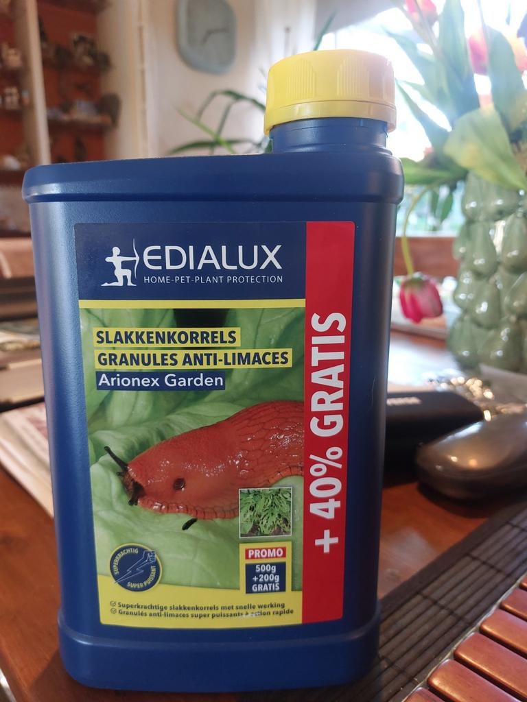 Edialux Slakkenkorrels 500gr + 200gr Gratis - Vaste Prijs, Tuin en Terras, Bestrijdingsmiddelen, Ophalen of Verzenden, Nieuw, Ongediertebestrijding
