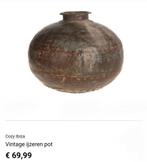 Brocant ijzeren pot, stoer sober, Ophalen