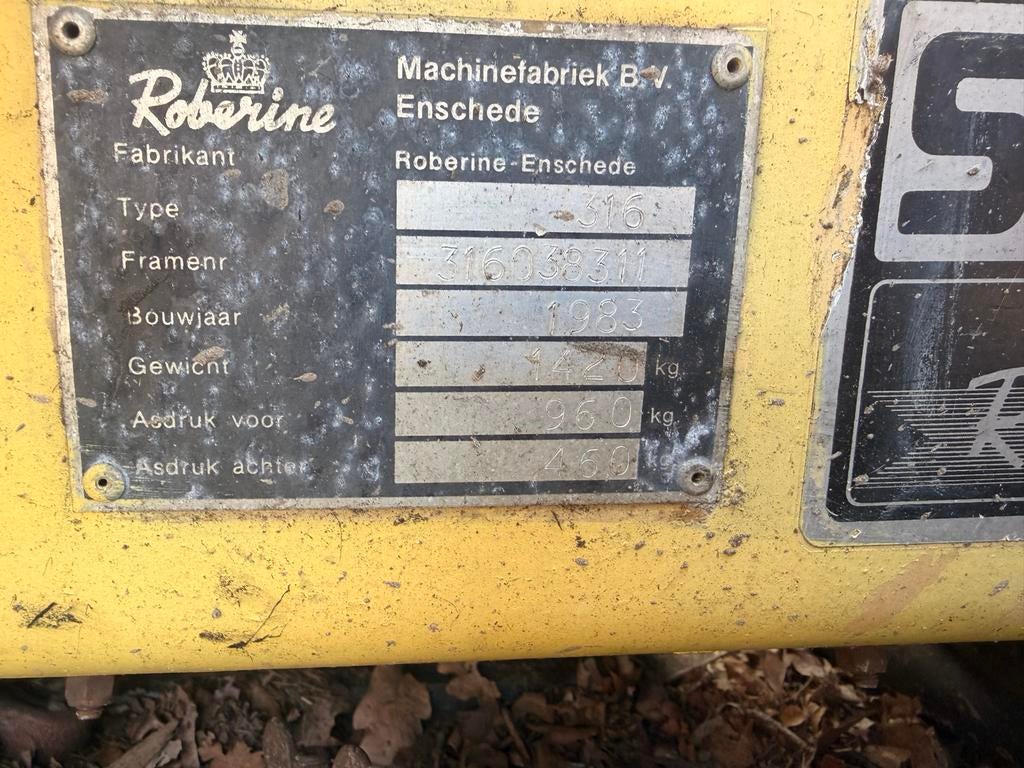 Cabine voor Roberine 1503/316 grasmaaier (bj 1983), Tuin en Terras, Grasmaaiers, Ophalen of Verzenden