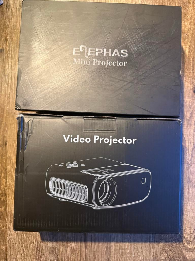 ELEPHAS Mini Projector - Compacte Videoprojector, Ophalen of Verzenden, Nieuw, LED, Overige resoluties