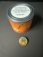 Efteling pin kompas  + bijhorend blik, Verzamelen, Efteling, Ophalen of Verzenden, Zo goed als nieuw, Button of Speldje