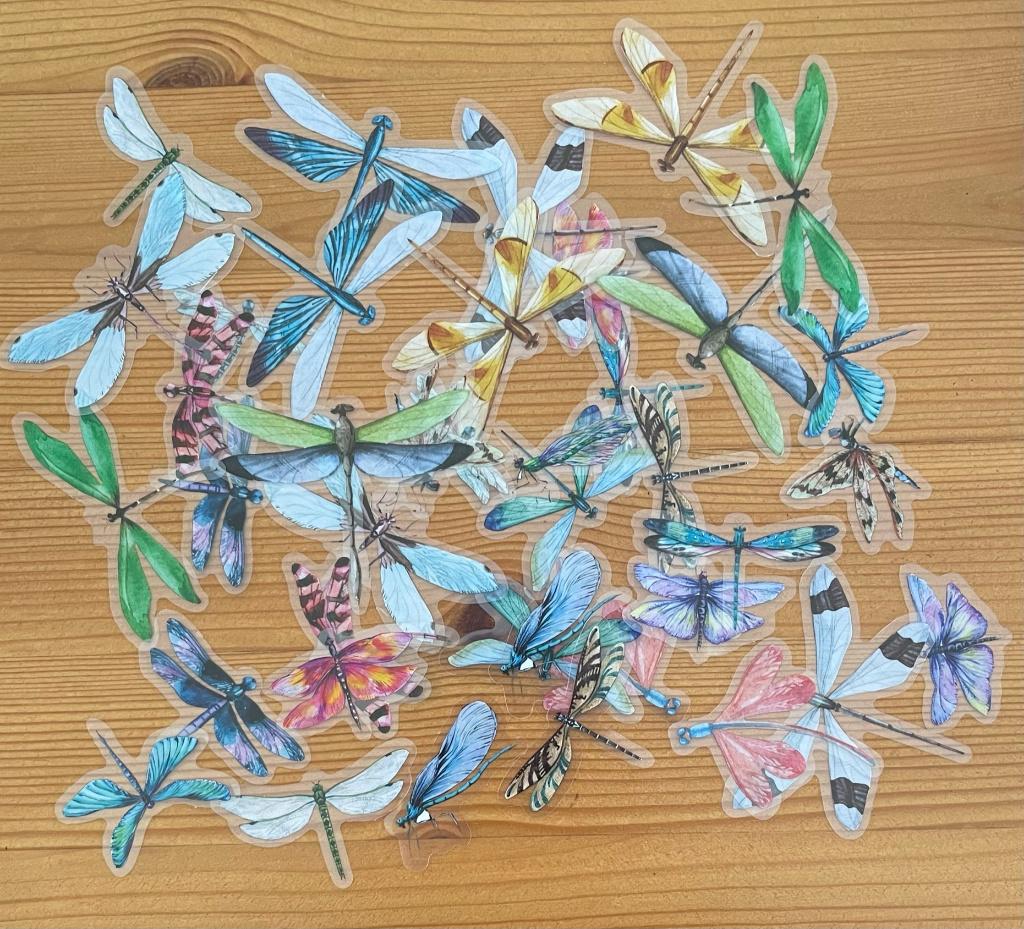 Libellen stickers, Verzenden, Nieuw, Meerdere stickers