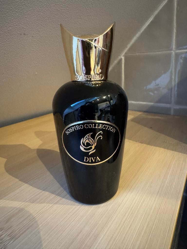 Sospiro Diva Eau de Parfum 75ml - Zo goed als nieuw, Ophalen of Verzenden, Zo goed als nieuw