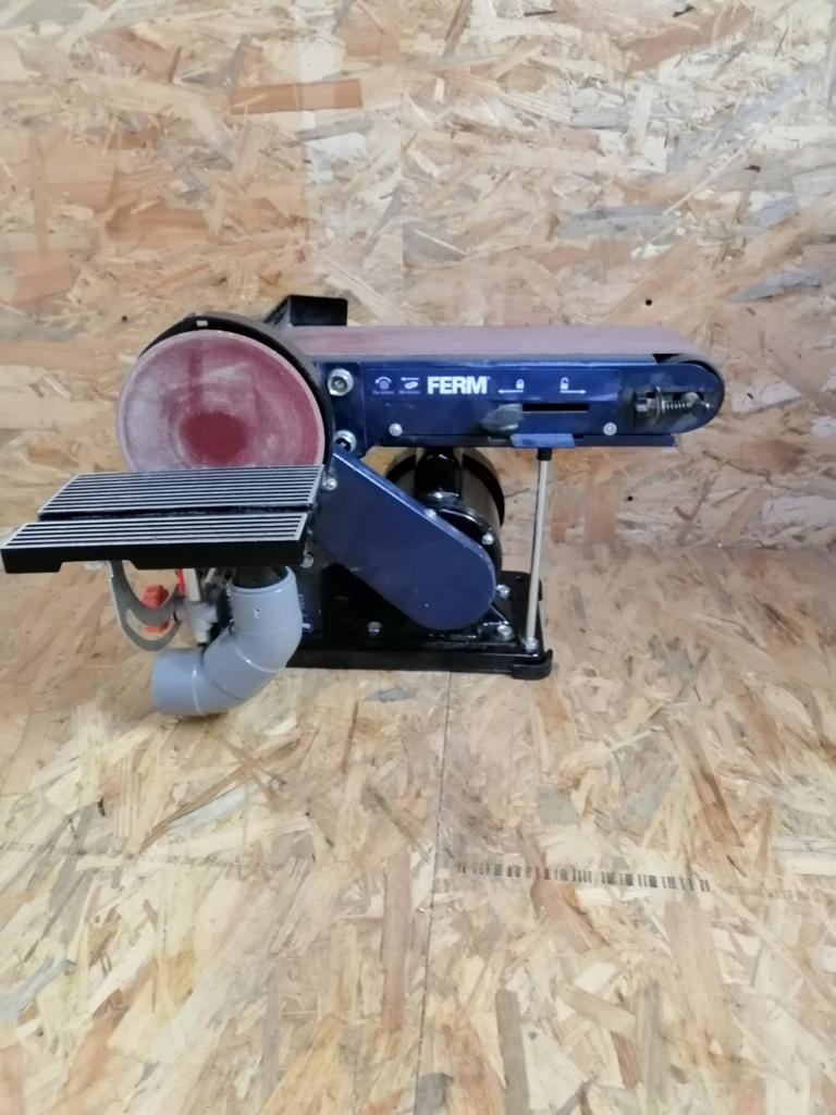 Ferm bandschuurmachine met schijf, Ophalen