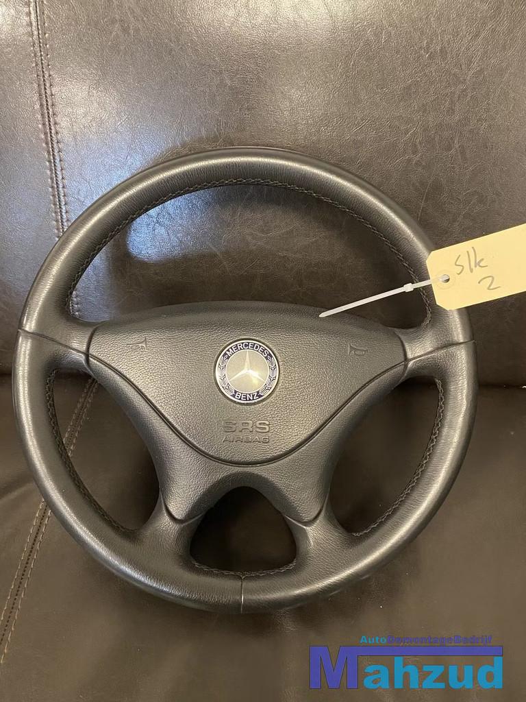 MERCEDES SLK R170 CLK W208 Stuurwiel stuur leer zwart, Gebruikt, Mercedes-Benz AG, Mercedes-Benz, Ophalen of Verzenden