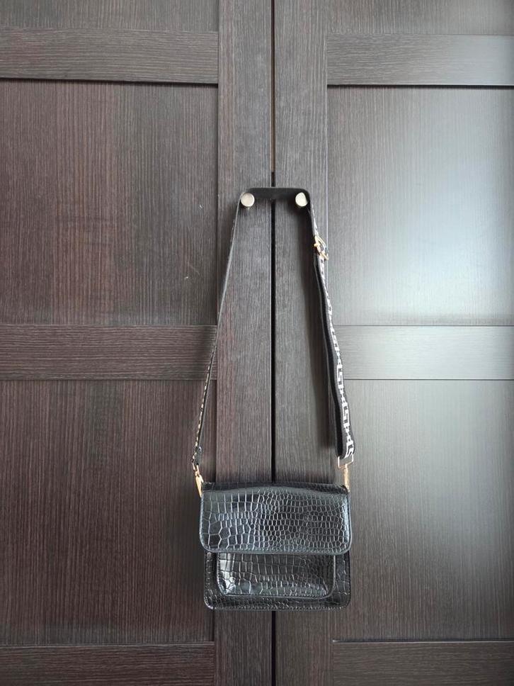 My Jewellery stijl handtas crocoprint Crossbody tas, Sieraden, Tassen en Uiterlijk, Tassen | Damestassen, Nieuw, Handtas, Zwart