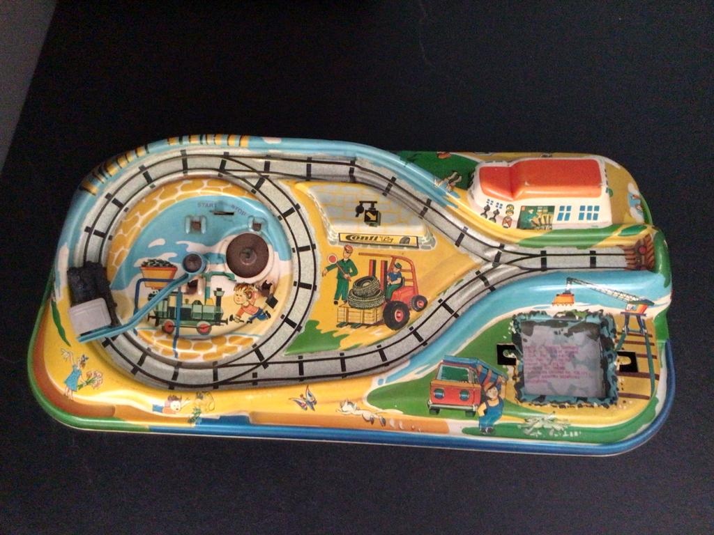 Grondplaat kunststof met treintje Technofix, Ophalen of Verzenden