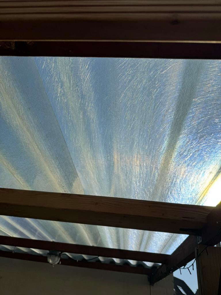 Heldere Golfplaat 305x105cm - Nieuwstaat, Doe-het-zelf en Verbouw, Platen en Panelen, Ophalen, Nieuw, Overige materialen