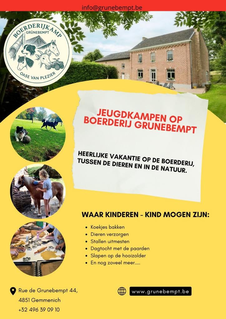 Super leuke jeugdkampen op de boerderij, Ophalen of Verzenden