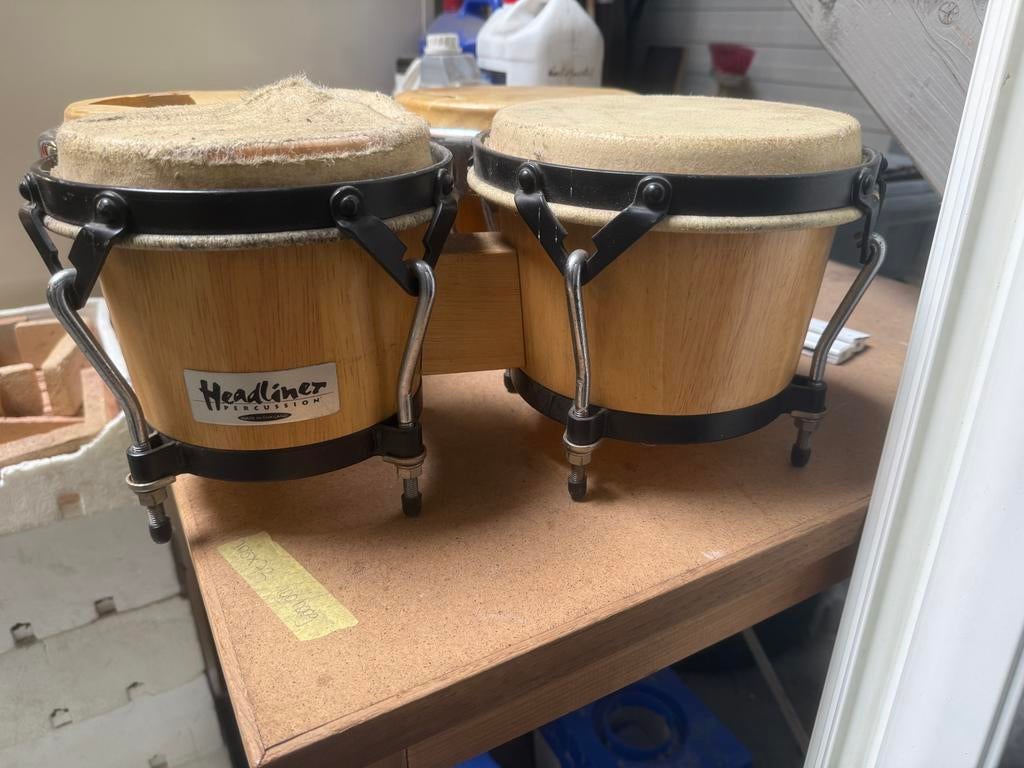 Bongo’s, Muziek en Instrumenten, Ophalen of Verzenden, Gebruikt, Trommel