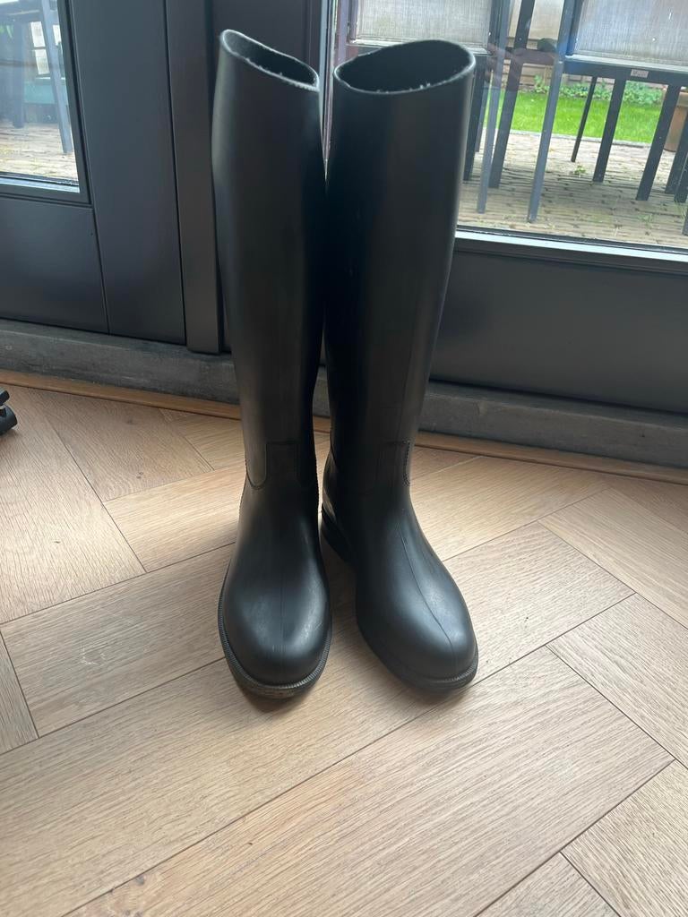 Rubberen paardrijlaarzen maat 37, Dieren en Toebehoren, Paardrijkleding, Ophalen, Zo goed als nieuw, Kinderen, Schoeisel