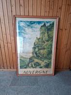 Antieke toeristische affiche Auvergne, Frankrijk (96x65 cm), Ophalen