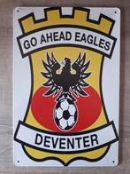 Go Ahead Eagles Deventer 20x30 cm Reclamebord, Ophalen of Verzenden, Nieuw, Poster, Plaatje of Sticker