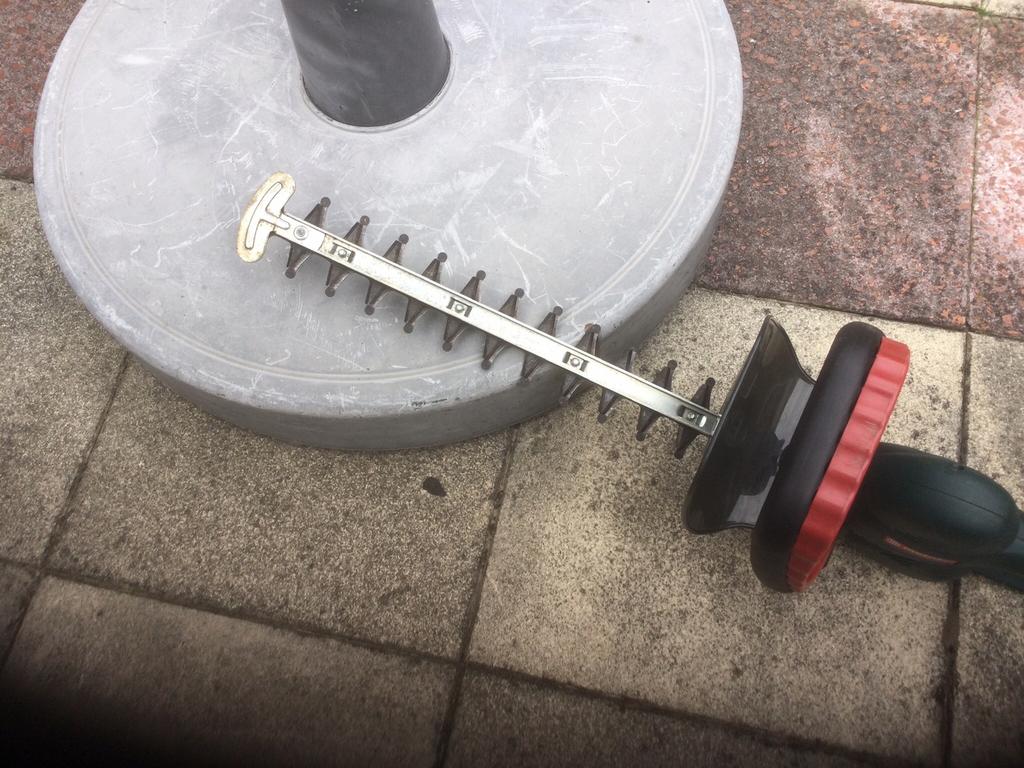 Metabo heggenschaar, Ophalen, Elektrisch