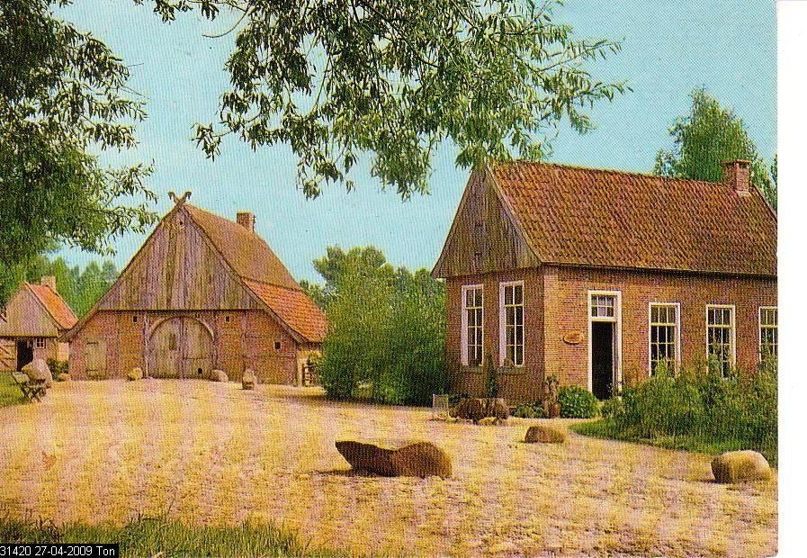 Ansichtkaart	Ootmarsum	Mooi Twente	Loshoes en Museum, Verzenden, 1960 tot 1980, Ongelopen, Overijssel